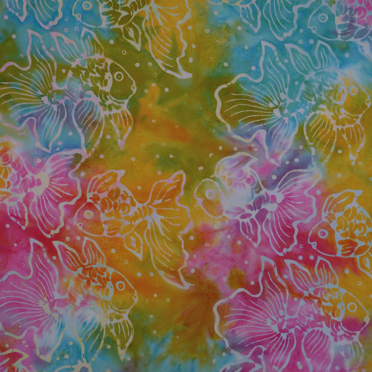 Lotus Batik Fabric