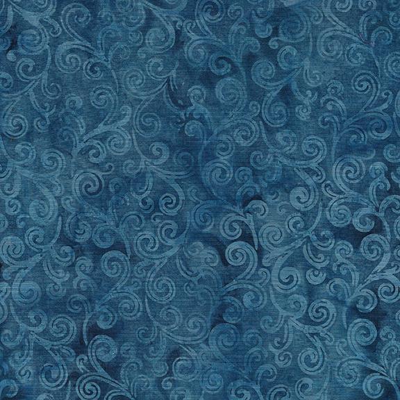 Island Batiks - Swirl - Blue Harbor 122245555 - Sewjersey.com