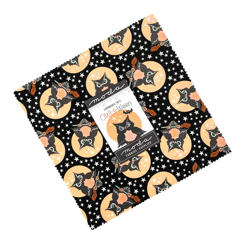 Moda Owl-o-ween by Urban Chiks Layer Cake - Sewjersey.com