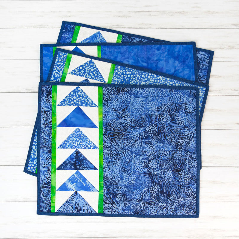 June Tailor Quilt as you Go - Set of 4 Alberta Skies Placemat Pattern