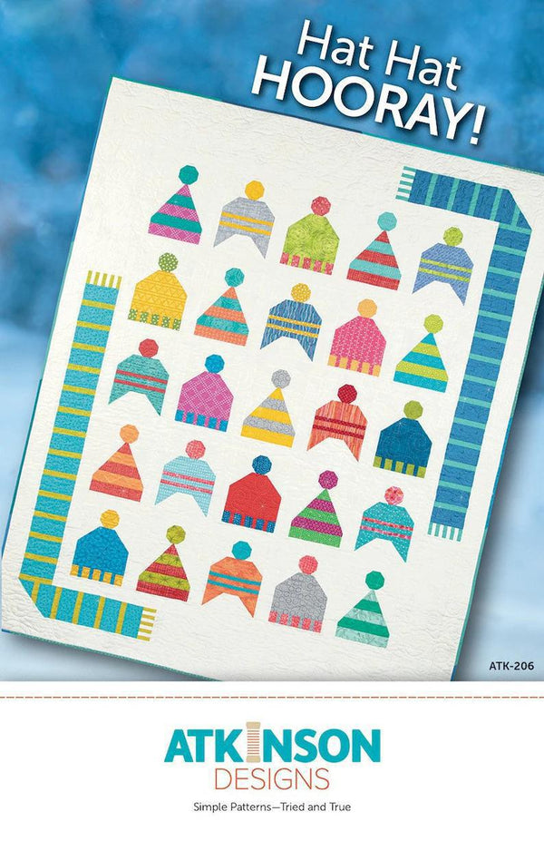 Hat Hat Hooray Quilt Quilting Pattern From Atkinson Designs