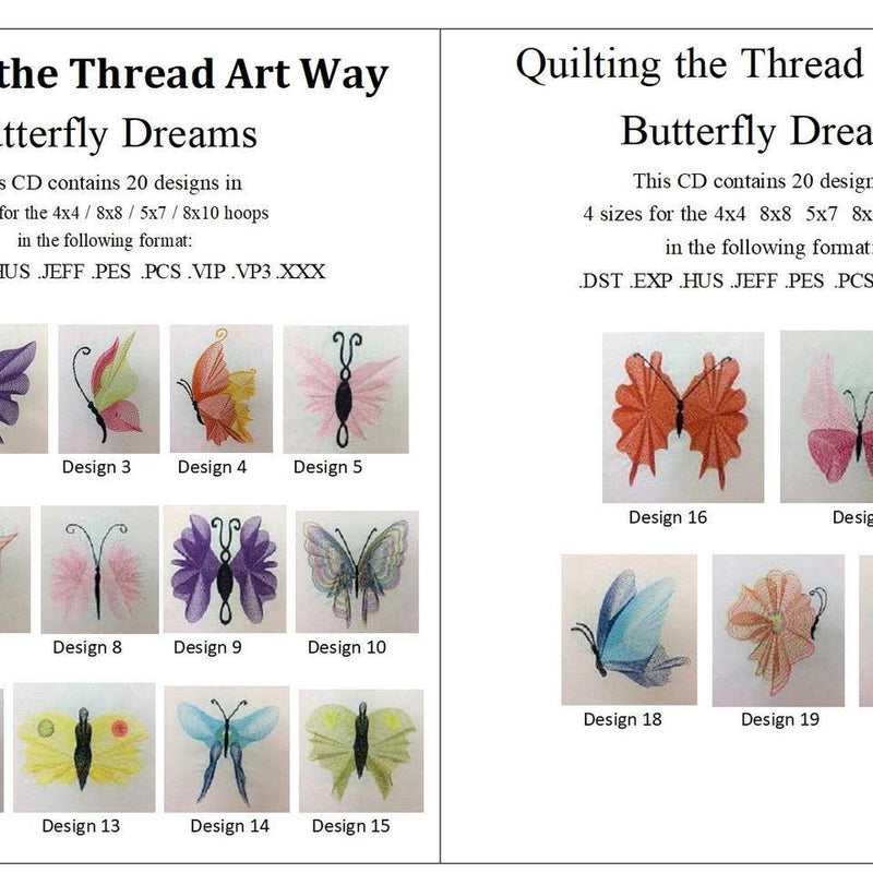 Quilting The Thread Way Butterfly Dreams