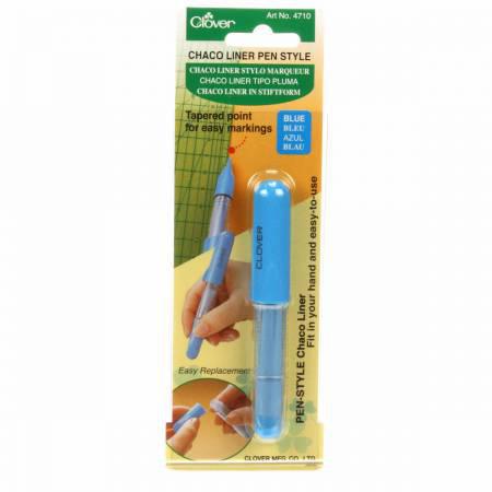 Clover Chaco Liner Pen Style Blue - Sewjersey.com