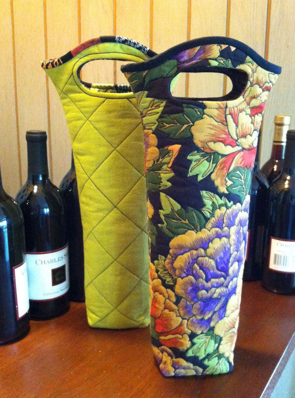 napa wine tote pattern