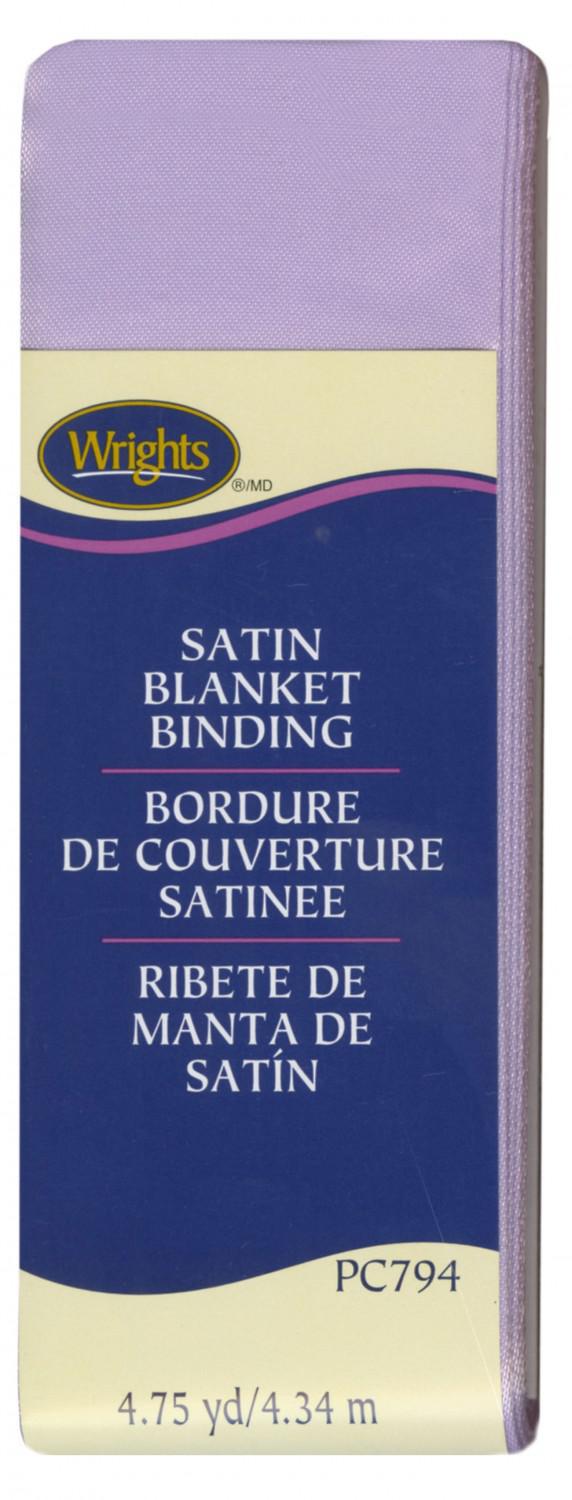 Wrights Satin Blanket Binding Lavender 4-3/4 Yards - Sewjersey.com