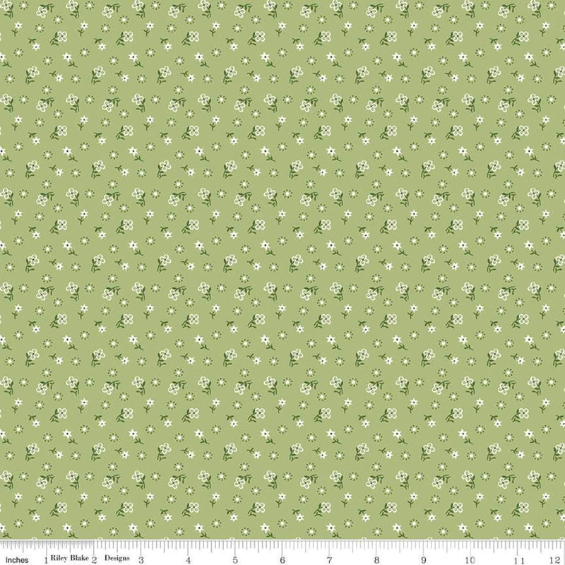 Riley Blake Designs Calico by Lori Holt - Meadow Lettuce - C12843-LETTUCE