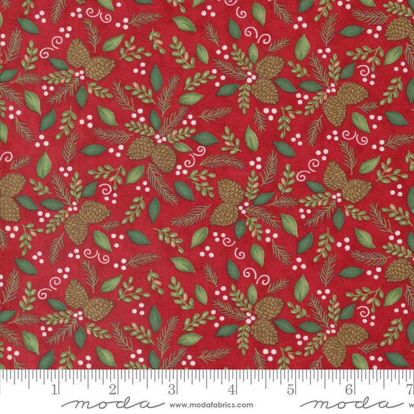 Woodland Winter Cardinal Red 56094 13 Moda #1 - Sewjersey.com