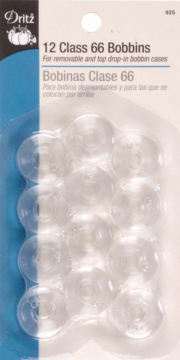 Dritz Class 66 Plastic Bobbins - sewjersey.com