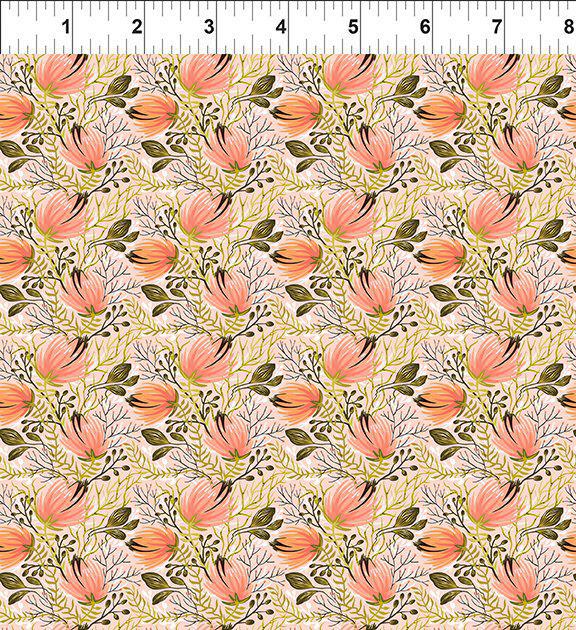 In the Beginning Whimsy - Peachy - Peach 14WMS 1 - sewjersey.com