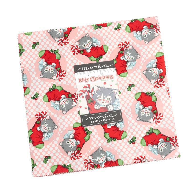 Kitty Christmas Layer Cake® 31200LC Moda Precuts