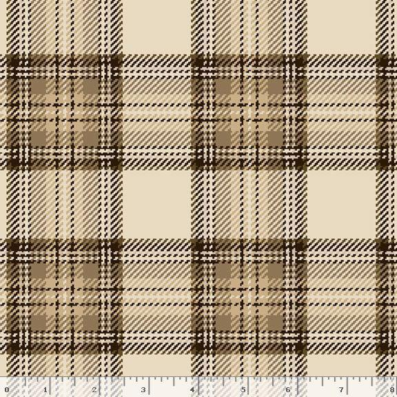 Marcus Primo Plaid Flannel R0935  TAN - sewjersey.com