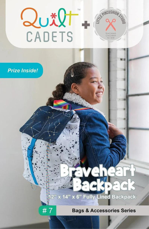 Quilt Cadets Braveheart Backpack - sewjersey.com