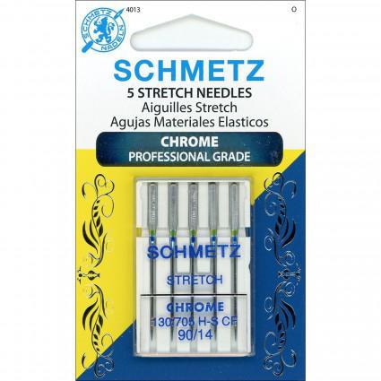 Schmetz Chrome Stretch Needles 90/14 5 Pack - sewjersey.com