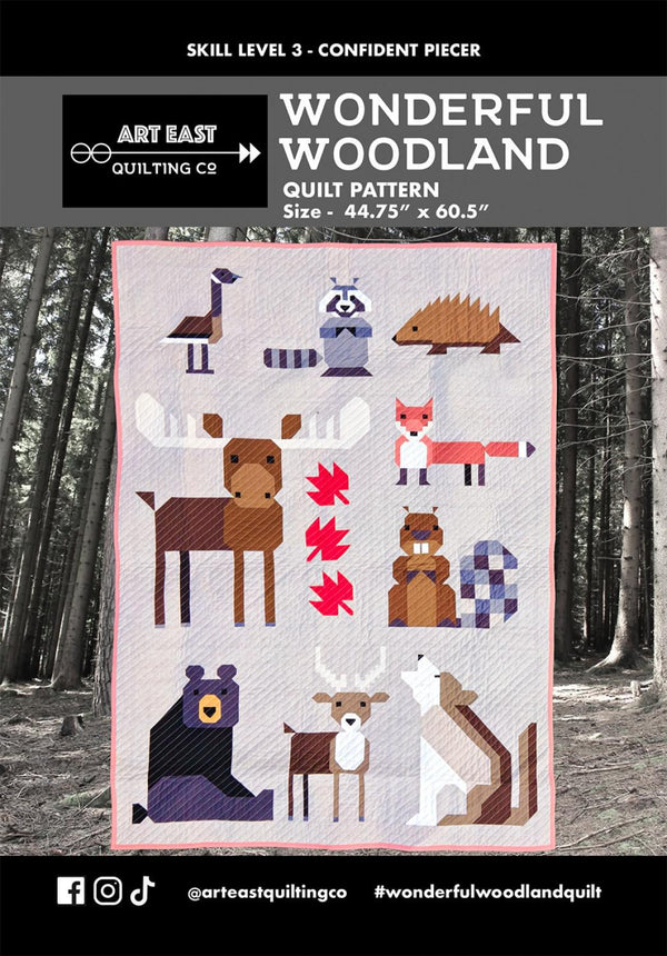 Wonderful Woodland Quilt Pattern - sewjersey.com