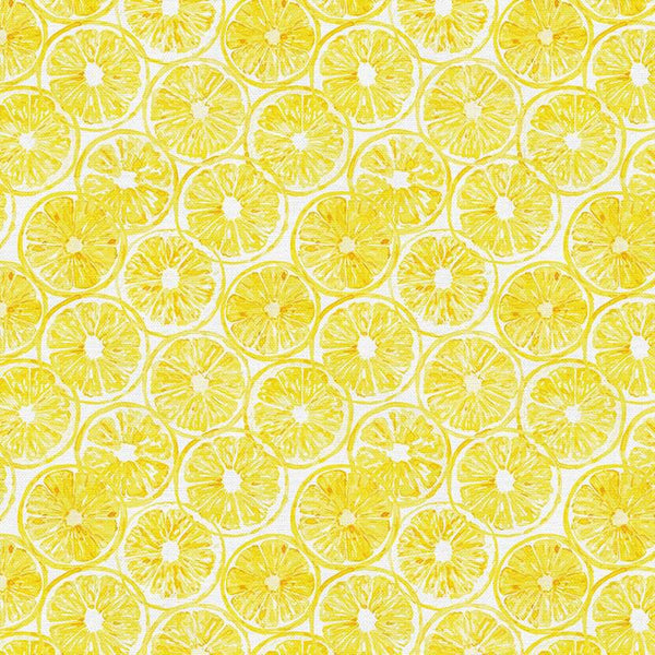 Paintbrush Studio Fabrics Sweet and Sour - Lemon Slice - Yellow/White - 12022615 - Sewjersey.com