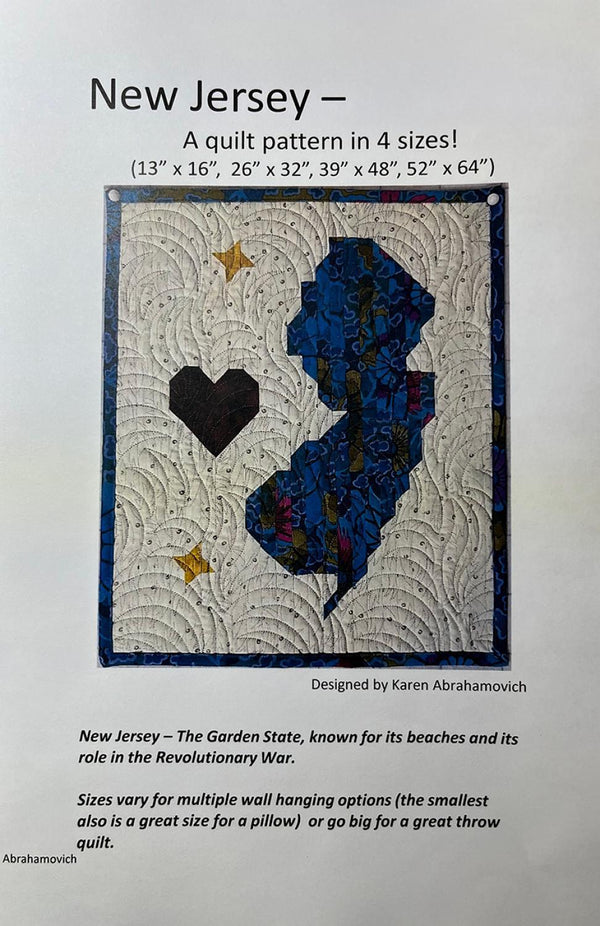 New Jersey Quilt Pattern - Sewjersey.com