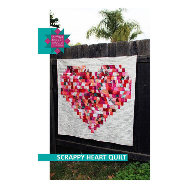 Scrappy Heart Quilt