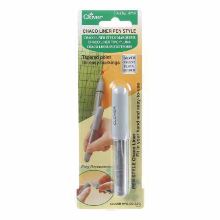 Clover Chaco Liner Pen Style Silver - Sewjersey.com