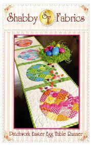 Patchwork Easter Egg Table Runner - Sewjersey.com