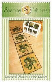 Patchwork Shamrock Table Runner - Sewjersey.com