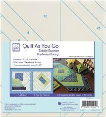 Quilt as You Go - Table Runner - Sewjersey.com